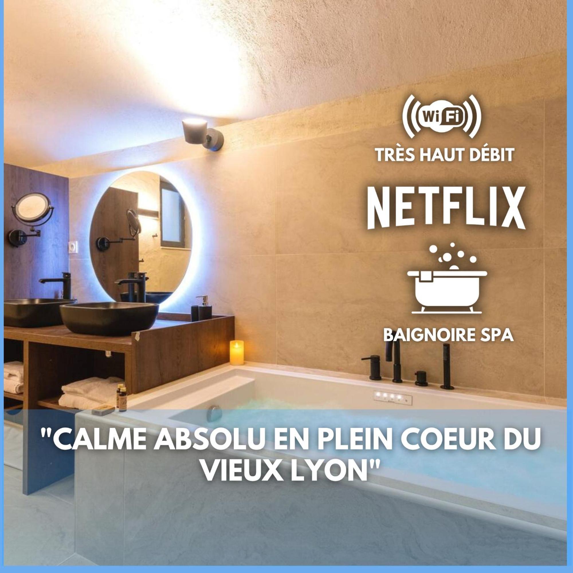 Cocoon Du Vieux Lyon - Luxury Apartment - Balneo Zewnętrze zdjęcie